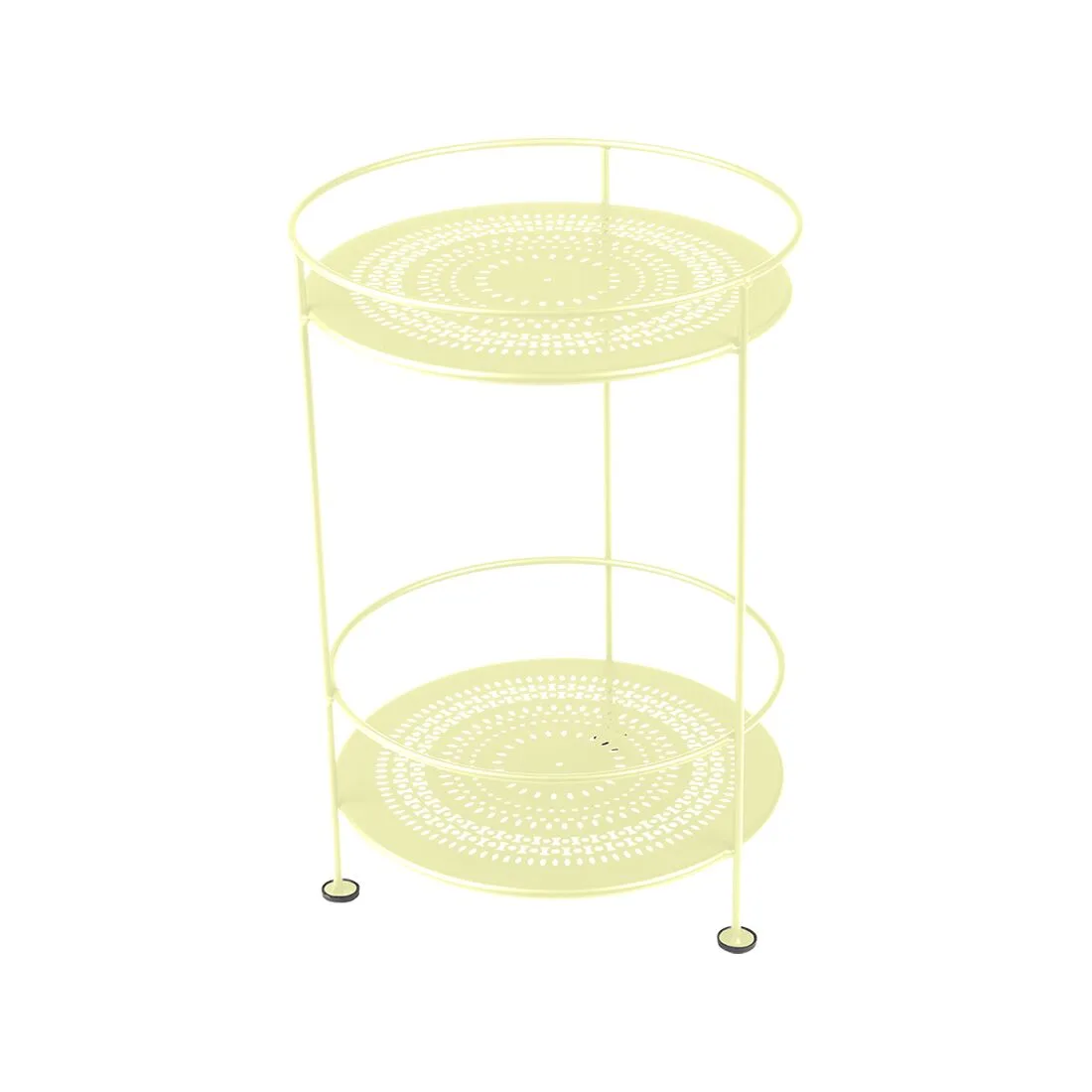 Fermob Guinguette GUINGUETTE GUERIDON DOUBLE PLATEAU PERFORE